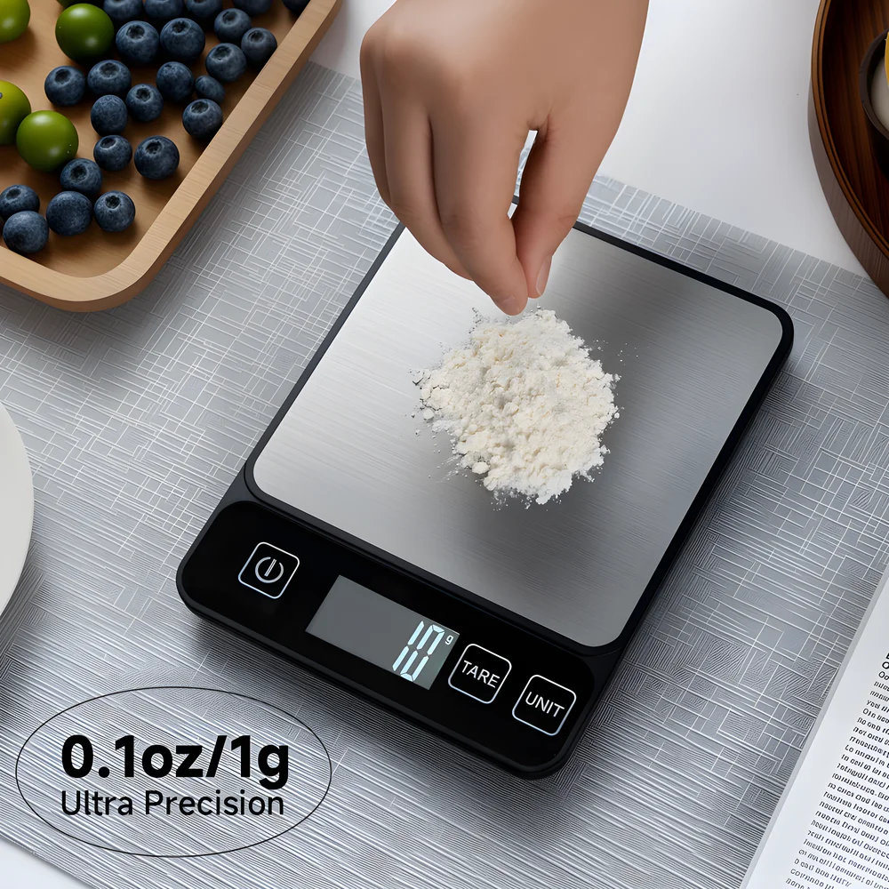 Báscula de cocina de 10kg, bás - Kitchen Scale Precise reseña y precio
