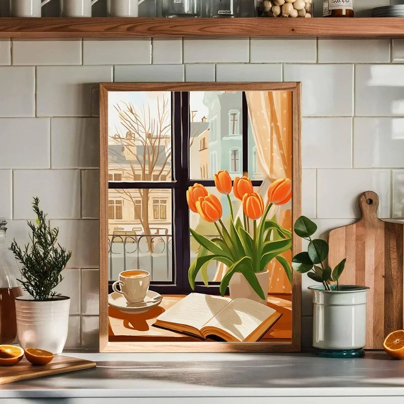 Póster artístico de panadería, - Kitchen Bakery reseña y precio