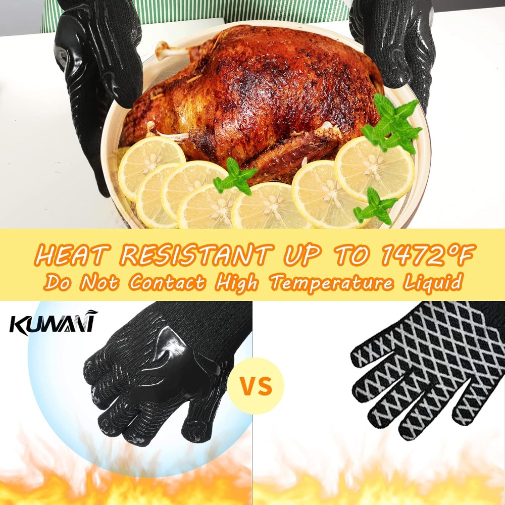 Guantes para Barbacoa, 1472 °  - Kitchen Baking Gloves reseña y precio